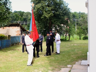 Mše a vysvědcení praporu
