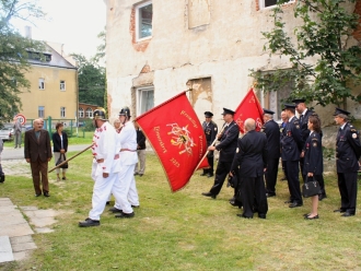 Mše a vysvědcení praporu